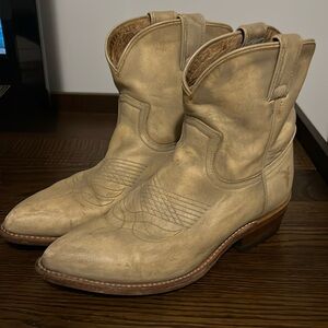Frye Tan Ankle Boots